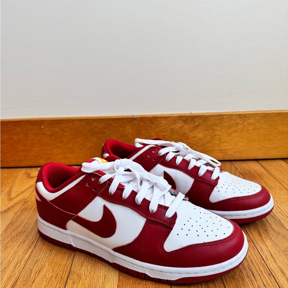 Nike Dunk Low Retro 'USC' Gym Red White